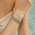 Silver Disc Station Bracelet